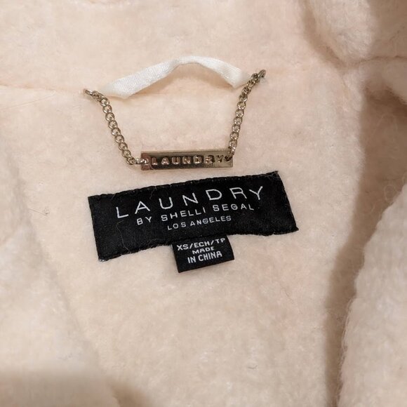 Laundry By Shelli Segal wool blended Boucle Skirted Hem Coat - Picture 5 of 7